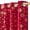 Red(Gold Foil Print), variant on FRAMICS Gold Snowflake Foil Print Christmas Curtains, Thermal Insulated Blackout Curtains for Living Room and Bedroom, Christmas Grommet Window Curtains Drapes, 52" x 84", Red, Set of 2 Panels