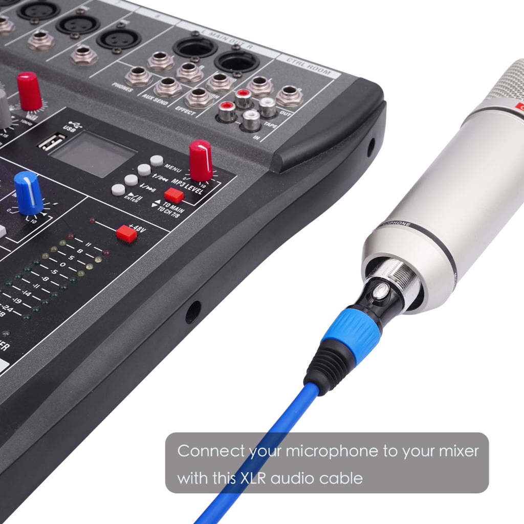 Durability Microphone Male To Female Cable For Enhances Sound Claritys In Music Instrument MicrophoneCord Speakers Cable