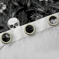 thumbnail image 4 of Castle Fairy Halloween Skull Blackout Curtains Set of 2 (52x84 Each),Gothic Style Window Curtains,Chic Flower Curtains and Drapes,Microfiber Teenager Bedroom Decor, 4 of 6