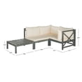 thumbnail image 4 of Safavieh Lynwood Outdoor Contemporary Modular Sectional with Cushion, 4 of 5