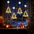 thumbnail image 5 of Snowflake LED Window Lights with Suction Cup Battery Operated Acrylic Indoor Christmas Decor Lights for Window Wall Door, 5 of 5