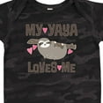 thumbnail image 4 of Inktastic My Yaya Loves Me Sloth Girls Baby Bodysuit, 4 of 5