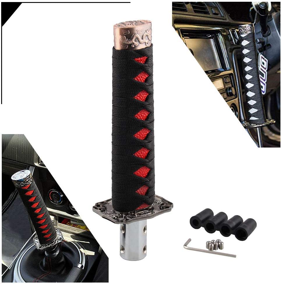 Universal Japanese Shift Knob Samurai Sword Gear Shifter with 4