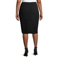 thumbnail image 2 of Alivia Ford Women's Plus Size Pull-On Denim Skirt, 2 of 7