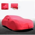 thumbnail image 1 of LAICAIW Indoor Car Cover Custom Fit Stretch Soft Fabric Compatible with Chevrolet Impala 1961-1976 (Red), 1 of 1