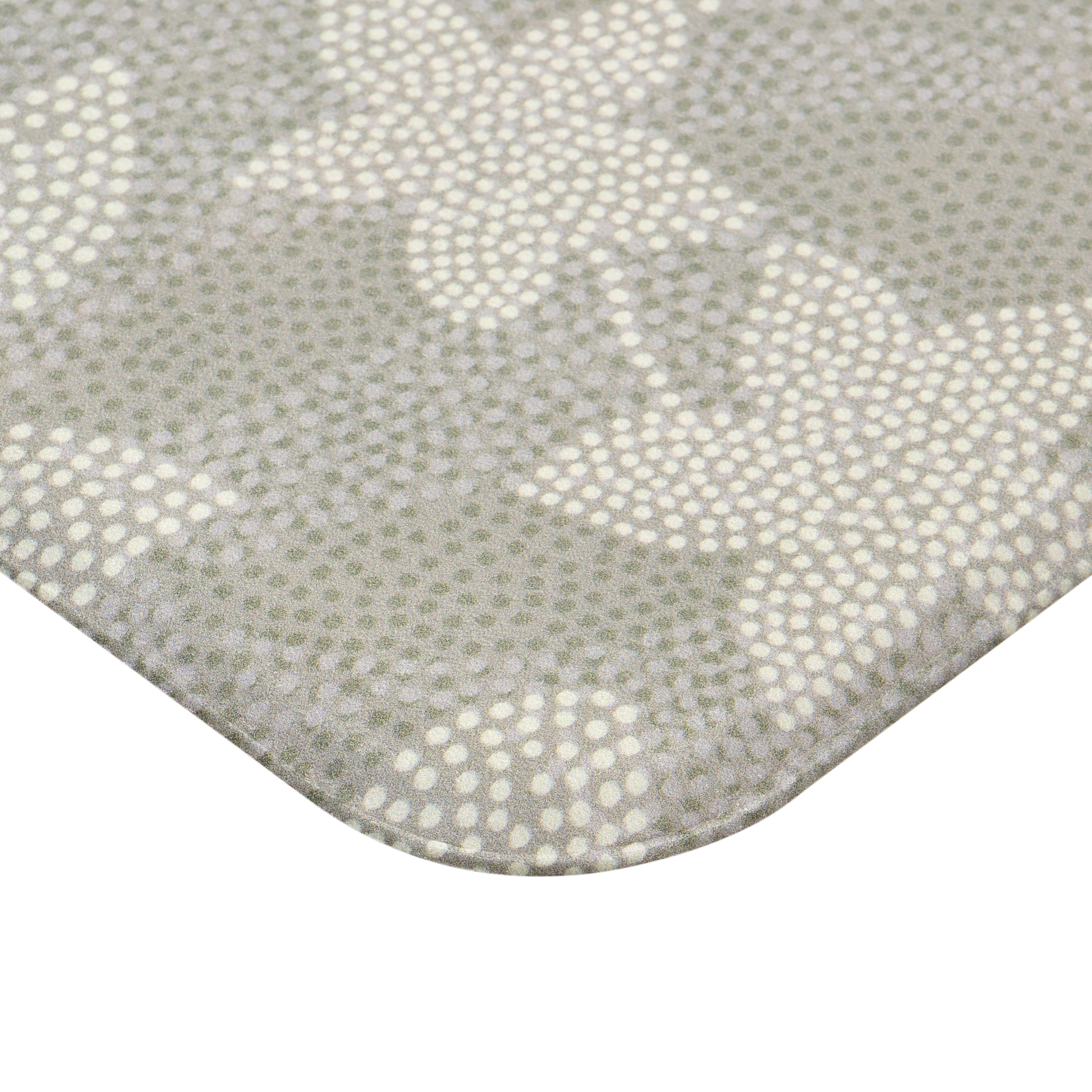 Mainstays Cushion Comfort Dots Botanical Washed Stone 18" x 30" Anti-Fatigue Kitchen Mat