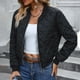 thumbnail image 2 of Gibobby Abrigos de mujer invierno, Chamarra ligera para mujer, resistente al agua, casual, con paneles(Negro,M), 2 of 5