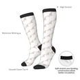 thumbnail image 5 of Picia Women Crew Soft Moisture-wicking Socks Leopard Print Pattern Design Cotton Socks, One Size fit All, 5 of 9