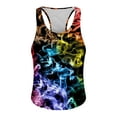 thumbnail image 4 of Yaoyar Men's Tank Tops Sleeveless Shirts Y-Back Gym Workout Stringer Tank Tops Bodybuilding Fitness T-Shirts, 4 of 5