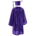 thumbnail image 4 of Kindergarten Shiny Graduation Cap and Gown Sets Preschool Pre-K 5th Graduations Party Outfit with 2025 Tassel Charms Kids Cap And Gown 2025, 4 of 5