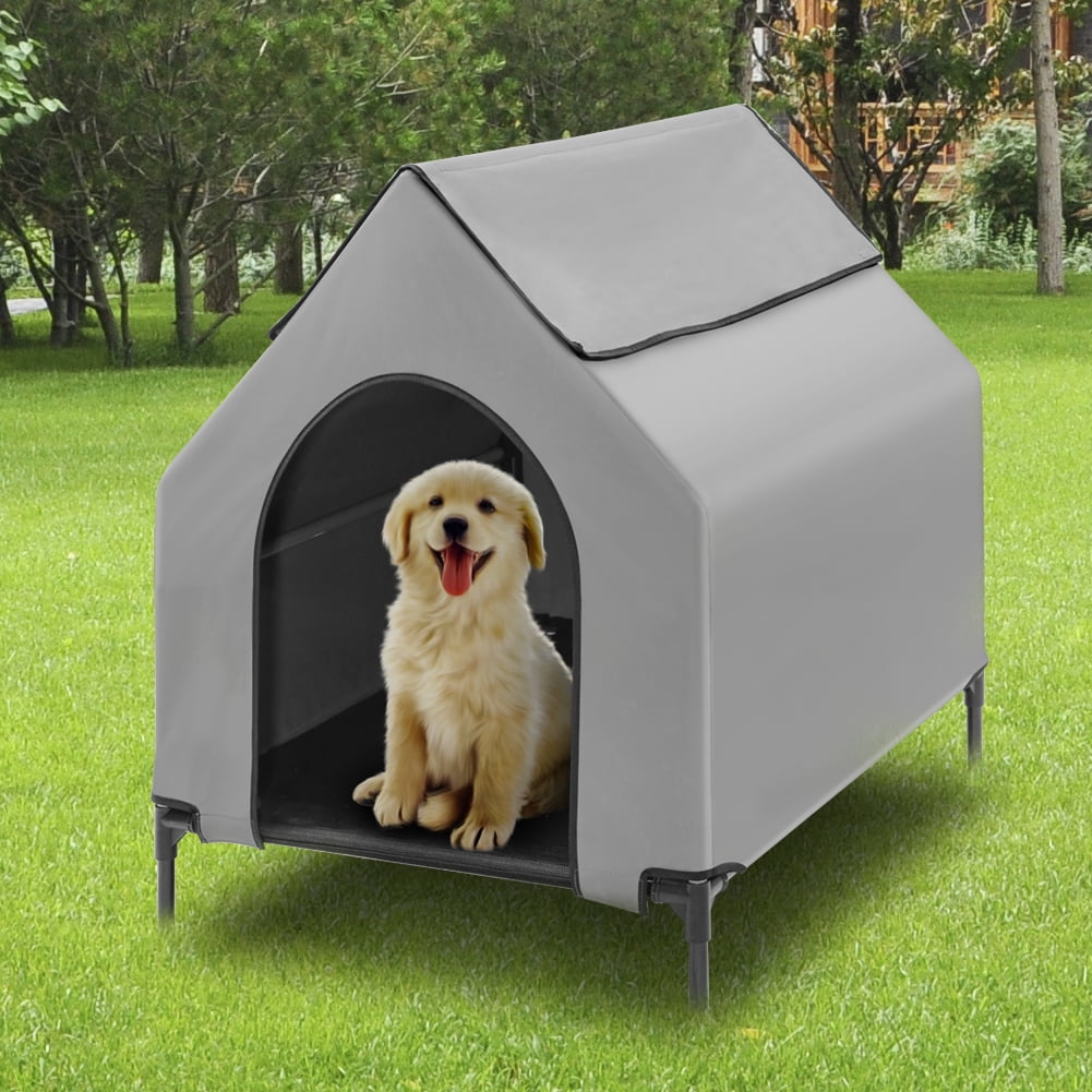 Elevated Dog House, Portable Dog House for Indoor & Outdoor, Pet Canopy