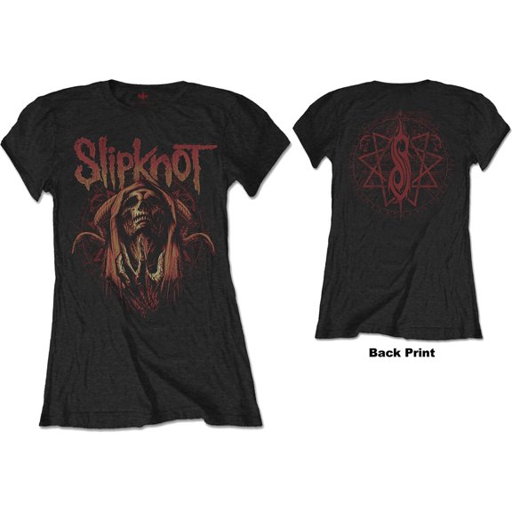 Slipknot Ladies T-Shirt: Evil Witch (Back Print) (Large)