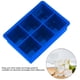 thumbnail image 3 of Fabricante de cubitos de hielo de silicona, 6 cavidades, bandeja para dulces y chocolate, molde, herramientas de cocina, azul oscuro, 3 of 9