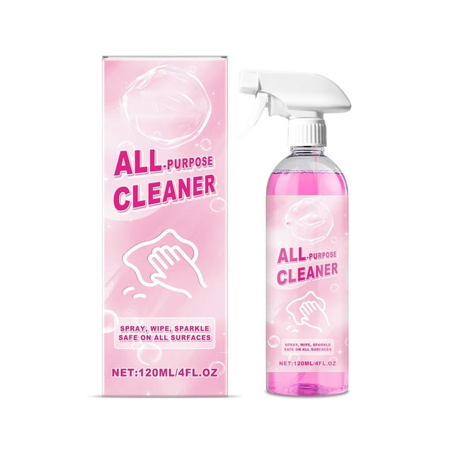 Limpiador multiusos para el hogar, cocina, baño y coche. Spray desinfectante para limpiar y desodorizar. Aroma fresco. 113 ml (4 onzas líquidas).