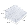 thumbnail image 6 of Mainstays Clear 4 Tier Spice Rack With Drawer, Ideal for Kitchen Storage and Organization of Spices ansd Countertop Spice Display, Added Drawer for Organization and Storage, 6 of 7