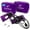 Purple, variant on Dixie Ems Deluxe Aneroid Sphygmomanometer Blood Pressure Set W/Adult Cuff, Carrying Case and Calibration Tool - Navy