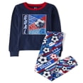 thumbnail image 1 of Conjunto de pijama The Children's Place Boys de manga larga, 100% algodón, 1 of 4