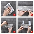 thumbnail image 3 of sruoe Bathroom Shower Organizer, Bathroom Storage, Shower Caddy Organizer, Bath Racks for Shower, Wall Mounted Rustproof Standing Storage Rack for Bathroom, 3 of 7