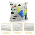 thumbnail image 4 of MLJA 80s 90s Memphis Throw Pillow Cover Memphis Geometric Pillowcase Retro Fashion Style Pillow Case Cushion Cover Abstract White Green Blue Cushion Case Cushion Case, 4 of 5