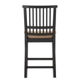 thumbnail image 5 of Pemberly Row Rubberwood/Iron Counter Chair in Black (Set of 2), 5 of 8