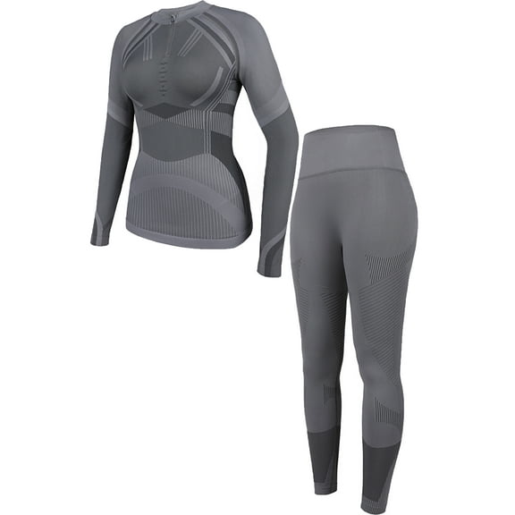 Sociala Thermal Underwear for Women, Long Johns Ski Cold Weather Gear Set Base Layer Warm Winter Top and Bottom Running