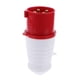 thumbnail image 1 of Adaptador convertidor de enchufe de 32 amperios de cuatro clavijas, resistente a la intemperie, 380 V, 1 of 6