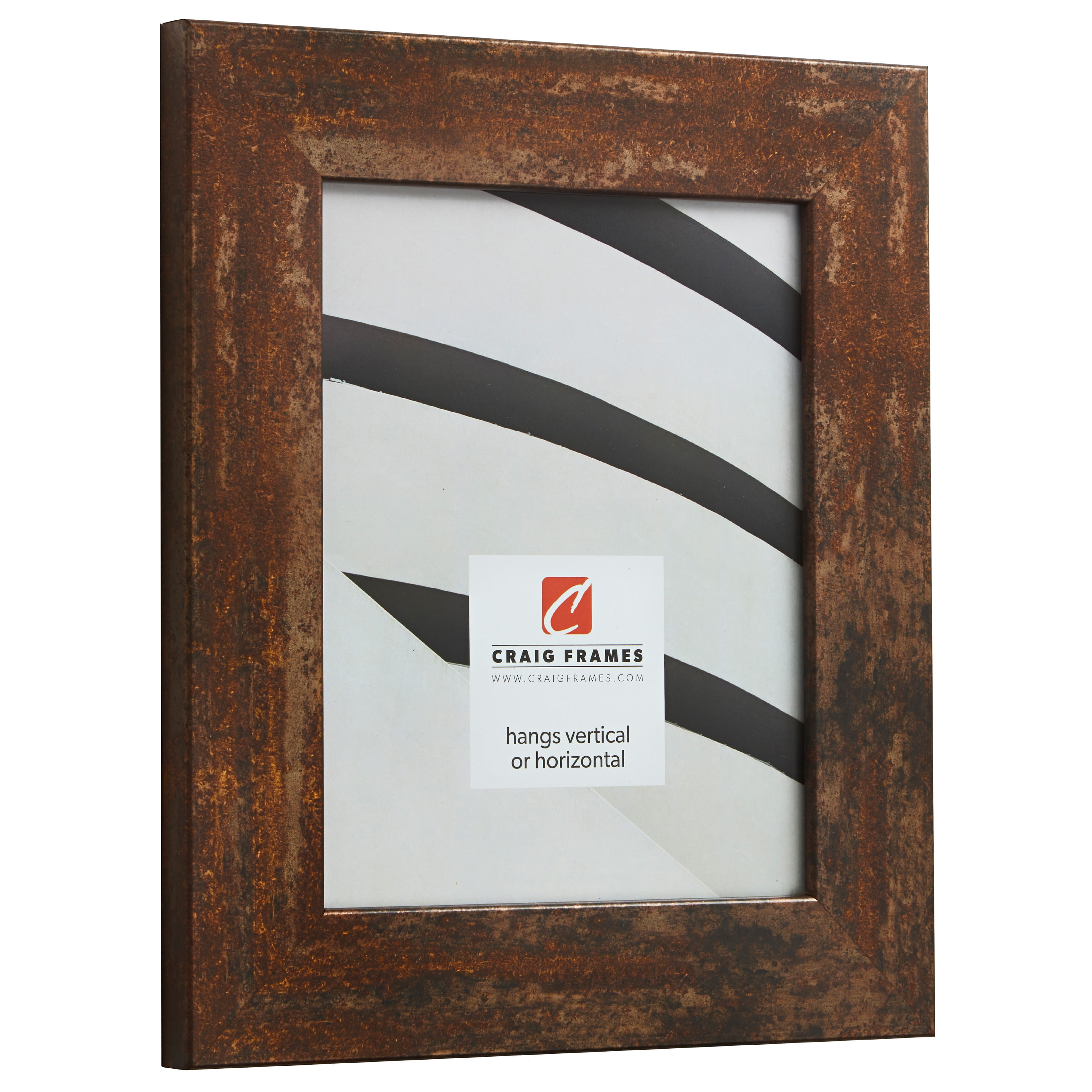 Craig Frames Bauhaus 200, 18x24 inch Picture Frame, Modern Rust