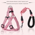 thumbnail image 3 of Dog Cat Harness and Leash Set Adjustable Harness Leash Collar for Cat Small Dog Outdoor Walking, 3 of 6
