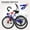 Stars & Stripes Blue, variant on Slsy Adult Folding Tricycles, 7 Speed Folding Adult Trikes, 20 24 26 Inch 3 Wheel Bikes with Large Size Basket, Foldable Tricycle for Adults, Women, Men, Seniors