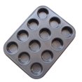 thumbnail image 2 of OUSITAID Mini 12-Cup Muffin Pan Non Stick Cupcake Tray Mold Heat Resistance Bakeware (26*19.5*2cm), 2 of 4