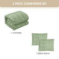 thumbnail image 4 of Nanshing 3 Piece Comforter Set, Queen, Sage, 4 of 4