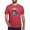 Heather Red, variant on CafePress - Vibrant Melting Skull Men's Deluxe T Shirt - Mens Tri-blend T-Shirt
