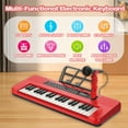 thumbnail image 5 of Caunedy Keyboard Piano Toys for Kids, 37 Keys Musical Instruments for Baby, Toddlers Birthday Gifts for 3 4 5 6 7 8 Year Old, 5 of 7