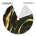thumbnail image 2 of Lsque Green Marble Print Christmas Tree Skirt, Tree Skirt with Ties or Velcro, Perfect for Holiday Decorations, Halloween, and New Year-30", 2 of 7