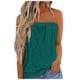 thumbnail image 3 of Camisas para mujer,Top bandeau sin tirantes, camiseta de tirantes de verano con estampado de encaje, blusa informal sin mangas para mujer, poliéster, uso versátil, sopatenor, 3 of 8