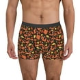 thumbnail image 4 of Wukai Forest Squirrel Print Men’s Underwear Breathable Boxer Briefs,&nbsp;Moisture Wicking & Breathable-Small, 4 of 7