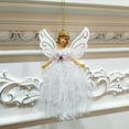 thumbnail image 5 of Leatfisat Christmas Tree Topper Angel - Portable Xmas Tree Ornament With Hanging Rope For Holiday Decorations, 5 of 5