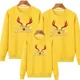thumbnail image 4 of Conjuntos familiares a juego para Navidad 2024 Sudadera informal con cuello redondo Sudadera con capucha con estampado de ciervos de dibujos animados Ropa para mamá y yo Look familiar navideño, 4 of 4