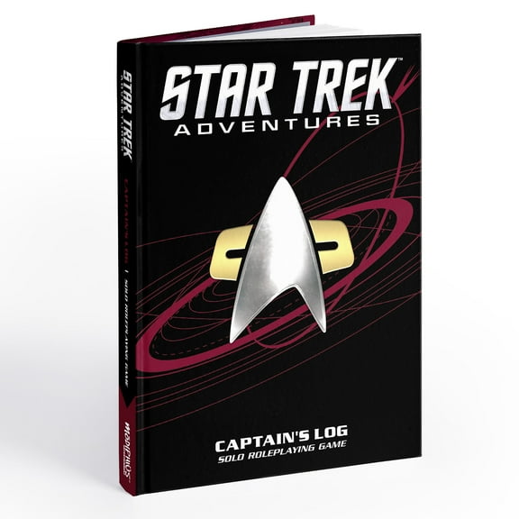 Star Trek Adventures: Captain's Log Solo RPG - DS9 Delta Edition - Hardcover Book, 2d20 Rolplaying Game, 326-Page Full-Color Digest Sized Book