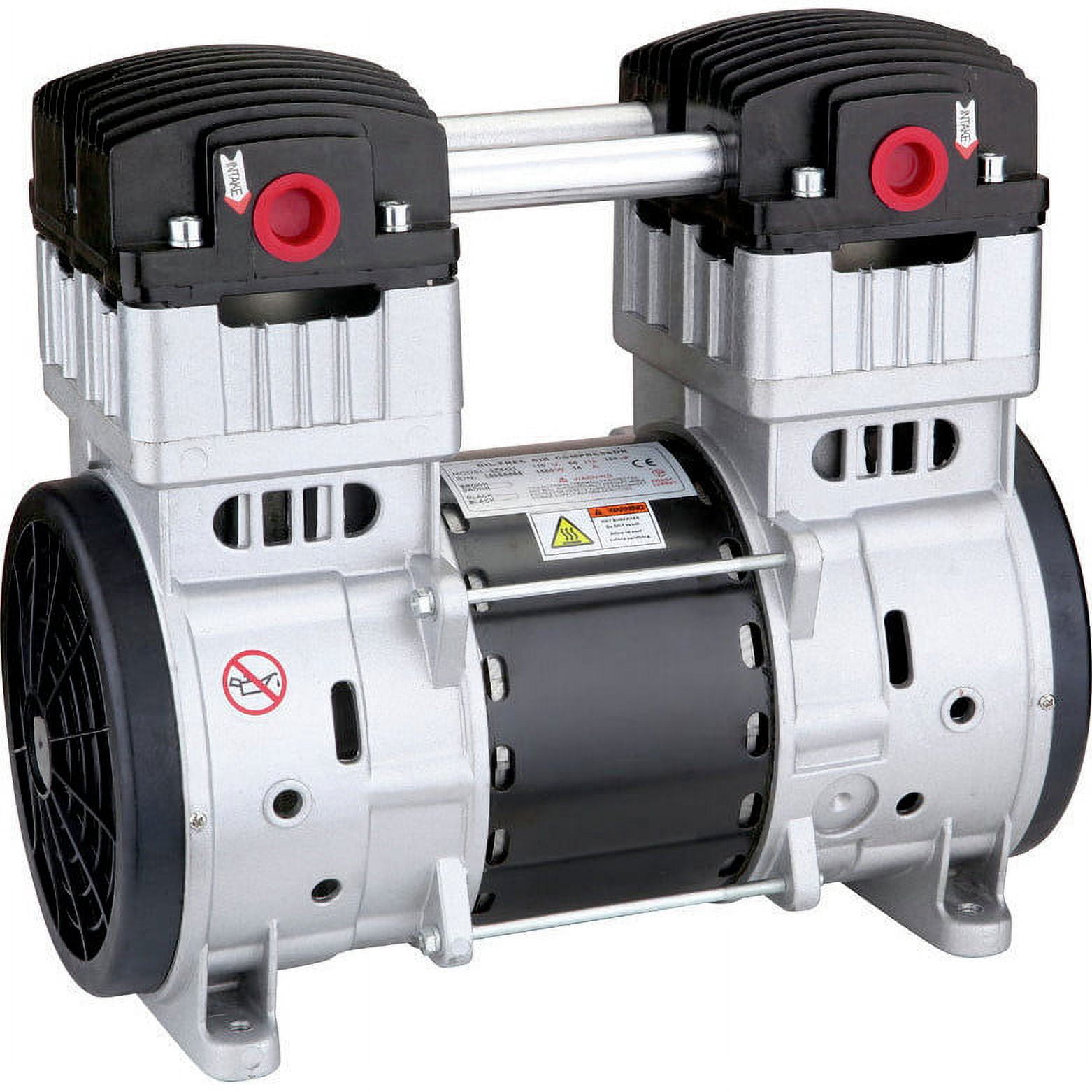 2 HP 220V 60 Hz Ultra Quiet and Oil-Free Pump/Motor Hot Dog Air Compressor