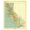thumbnail image 2 of Hoen 20x24 Black Ornate Wood Framed with Double Matting Museum Art Print Titled - California - Hoen 1896, 2 of 4