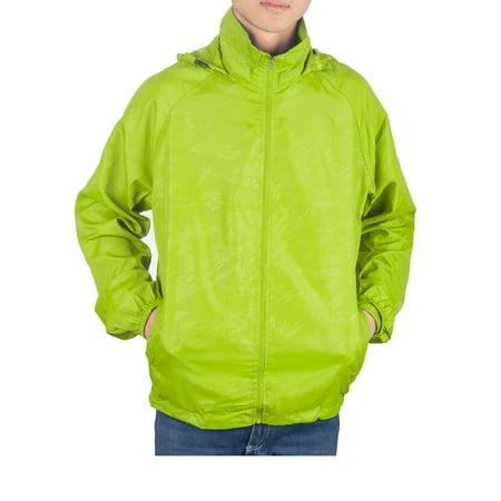 SAYFUT Men Hooded Waterproof Jacket Casual Lightweight Rain Softshell Raincoat Outdoor