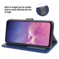 thumbnail image 3 of Mobile Phone Cover for Samsung S10e, Cover Premium Pu Leather Tpu Flip Cover Magnetic Closure Card Compartment Stand Function Wallet with Lanyard Protective Cover, 3 of 7