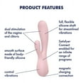 thumbnail image 3 of Satisfyer Mono Flex Rabbit Vibrator with App Control - G-Spot and Clitoris Stimulation - Compatible with Satisfyer App, Waterproof, Rechargeable (Mauve), 3 of 7