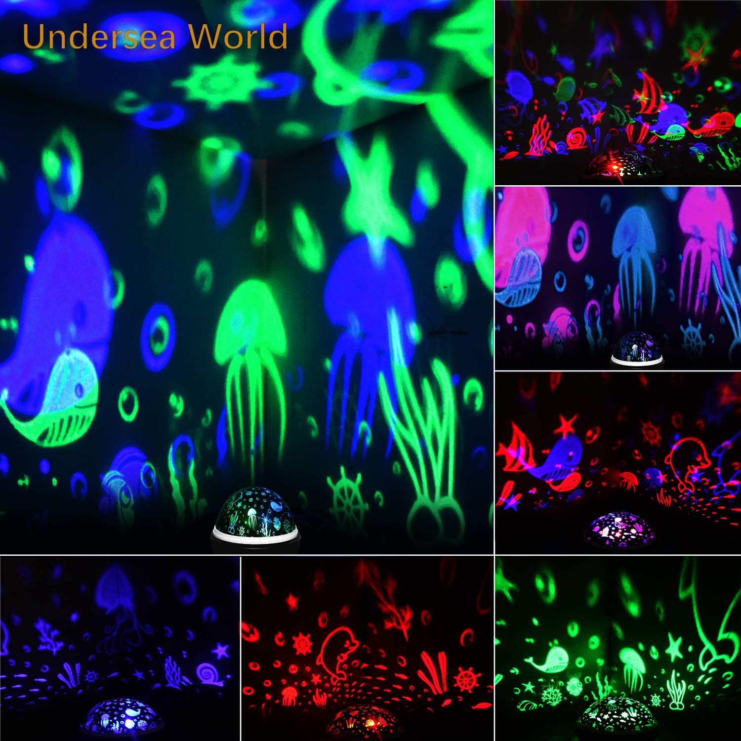 animal night light projector