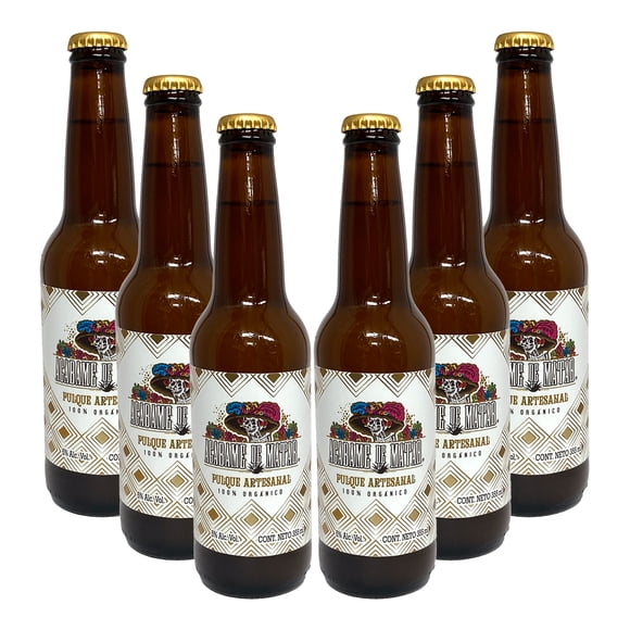 Pulque Artesanal Acábame De Matar Orgánico 355 ml Pulque Orgánico