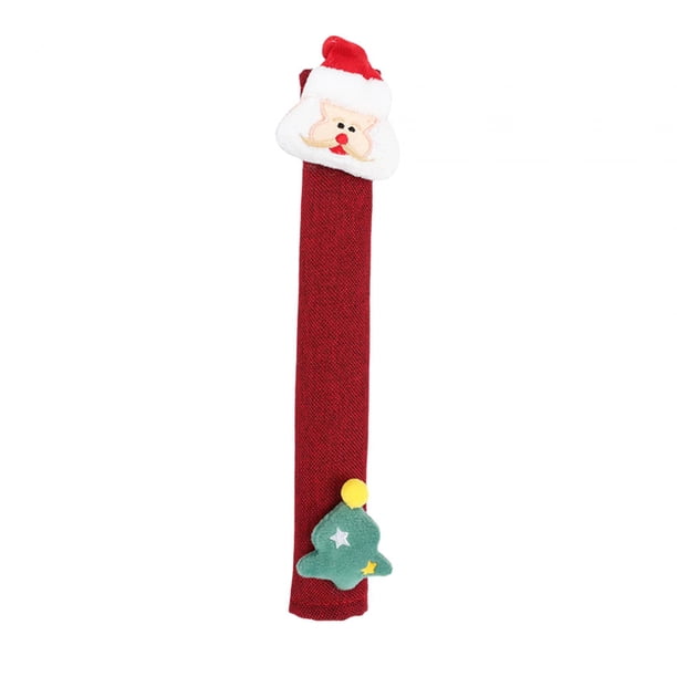 Fundas protectoras para manijas de electrodomésticos de cocina, fundas navideñas para refrigeradores, para el hogar Estilo F