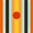 Stripes and Circle, variant on FORMRS 1-Subject Spiral Notebook 8" x 5" College Ruled 60 Refillable Sheet A5 Hard Cover, Stripes and Circle