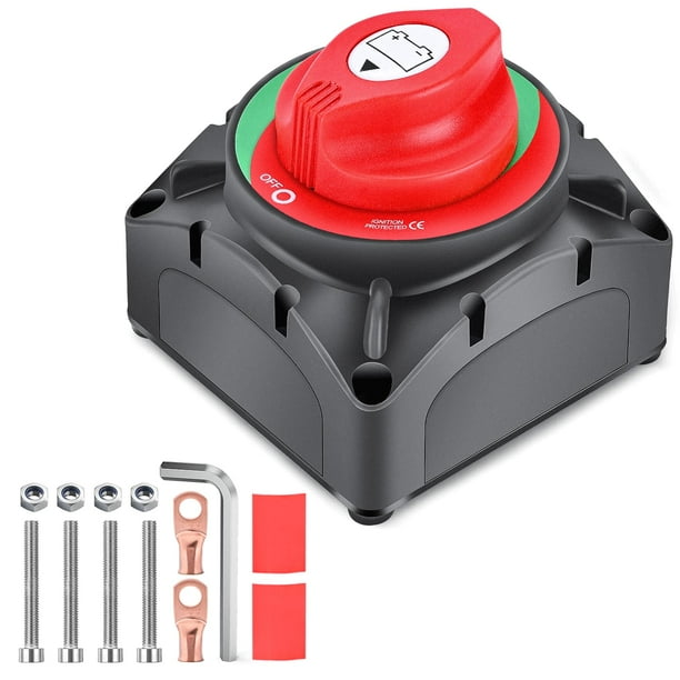 Interruptor de batería Nilight 600A 12V 24V 48V para remolque de camión