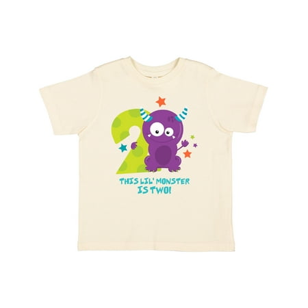 

Inktastic Monster 2nd Birthday Gift Toddler Boy or Toddler Girl T-Shirt